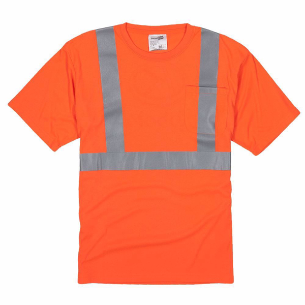 Adult High Vis Safety Shirt w/ Ref Taping
