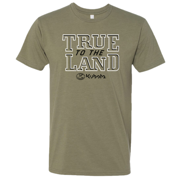 Kubota Apparel Store. Kubota True to the Land Olive Tee