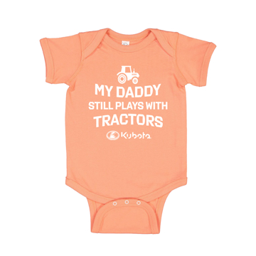 Daddy Plays with Tractors Onesie