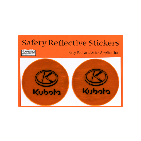 Kubota Apparel Store. Kubota Round Safety Reflective Stickers