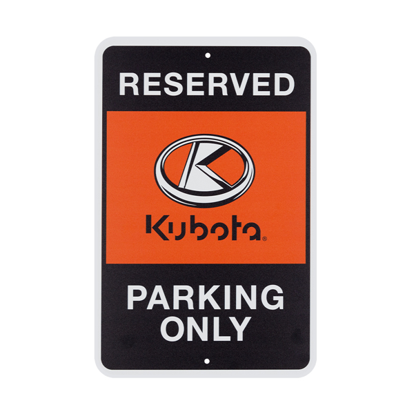 Kubota Parking 12'' x 18'' Tin Sign
