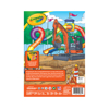Digital back cover of the Crayola + Kubota Coloring & Activity Book