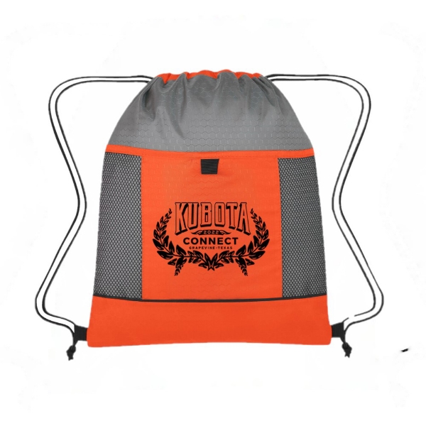 Kubota Connect 2022 Drawstring Bag on white background