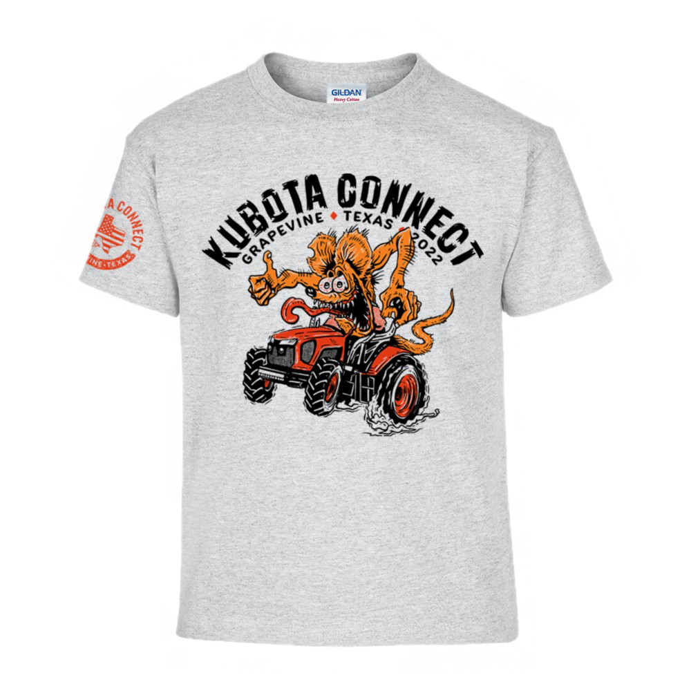 Kubota Apparel Store. Kubota Ratfink Youth Connect 2022 Tee