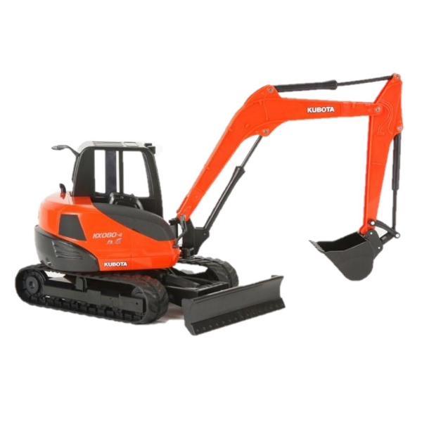 KX080-4 Excavator on white background