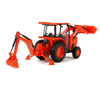 Front view of L6060 Tractor with Loader & Backhoe on white background
