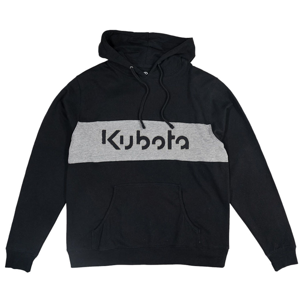 Kubota Premium Block Fleece Hoodie product image on white background