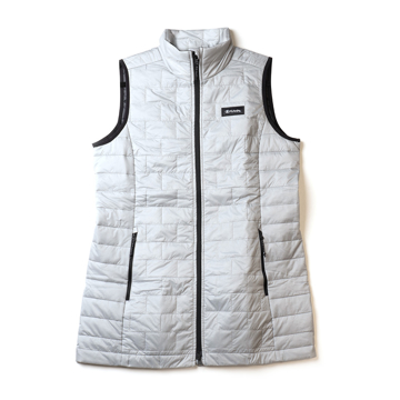Women's Packable Insulated Vest Front Image on white background