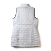 Women's Packable Insulated Vest Back Image on white background