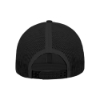 Price Buster! Black w/Black Mesh Cap Back Image on white background