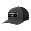 Charcoal w/Black Mesh Vintage Gear Cap Front Image on white background