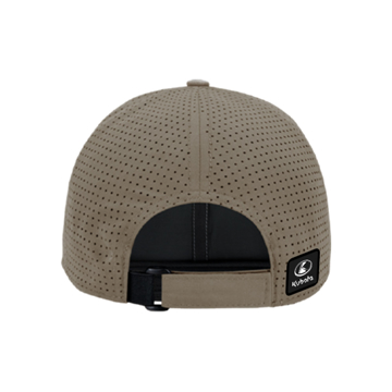 Tan Performance Mesh Cap Front Image on white background