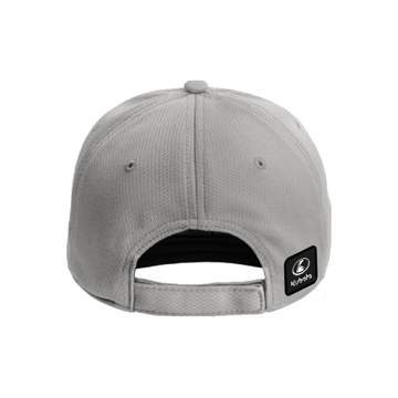 Grey Lightweight Performance Cap Front Image on white background