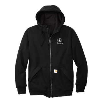 Carhartt® Midweight Thermal-Lined Full-Zip Sweatshirt Product Image on white background