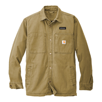 Carhartt® Fleece-Lined Shirt Jacket Product Image on white background