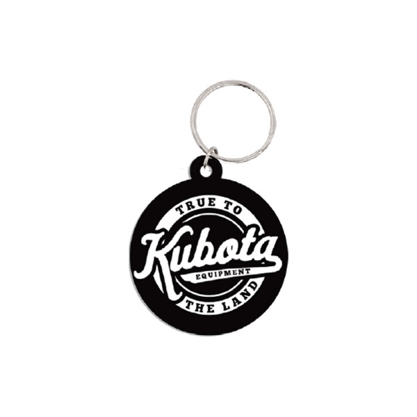 True to Land Round PVC Keytag