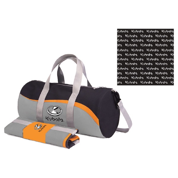 Recycled Canvas Duffel Bag Product Image on white background