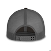 Back view of Brown and Charcoal Mesh cap. 