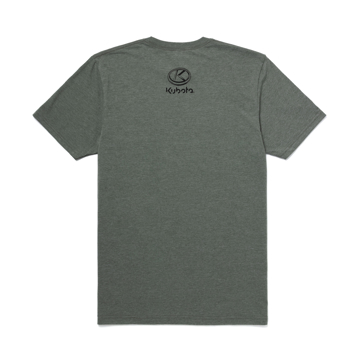 Military Green Kubota Graphic Tee with a field Kubota Design