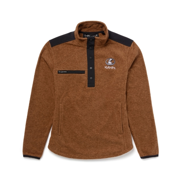 Ladies Dri Duck Saddle Knit Front Product Image with Kubota logo on the left chest 