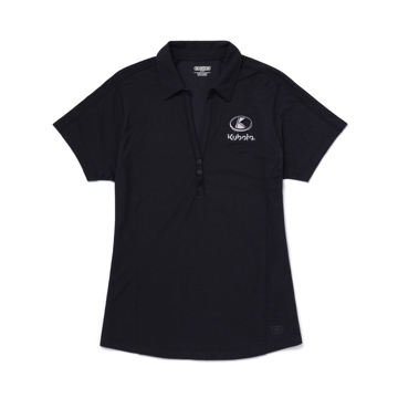 Ladies Quintessential Polo Front Product Image with Kubota logo on the left chest