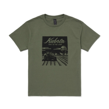 Youth Field of Dreams Tee product image with Kubota True to the Land graphic on the front