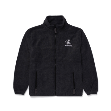 Youth Fleece Zip Up Front product Image with Kubota logo on the left chest