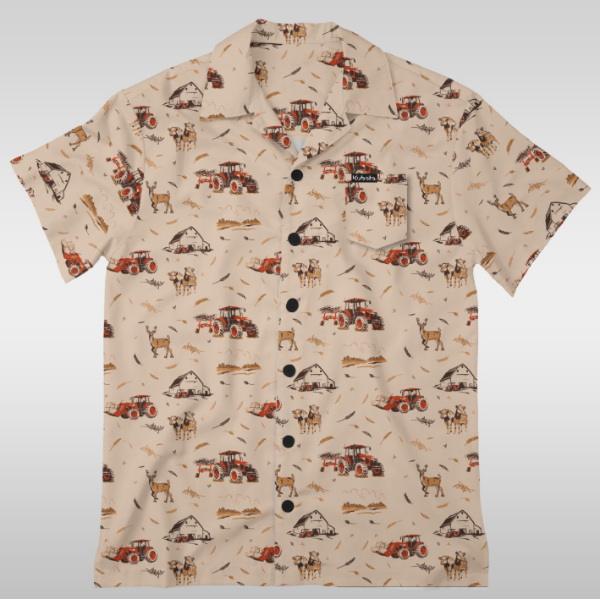 Kubota button up Kubota Graphics
