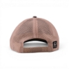 Back view of the Heritage Washed Cap with breathable mesh back and adjustable snapback closure