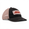 Angled view of the Slate Washed Cap featuring a frayed Kubota patch