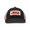 Front view of the Slate Washed Cap with embroidered Kubota True to the Land patch