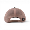 Back view of the Slate Washed Cap with breathable mesh back and adjustable snapback closure