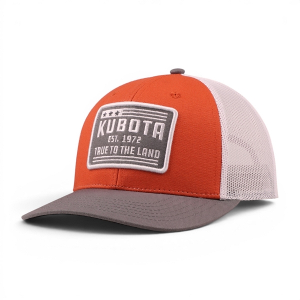 Tri-Color One Flag One Land Cap with Kubota embroidered patch