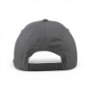 Back view of the Shadow Luxe Leather Cap with adjustable snapback closure